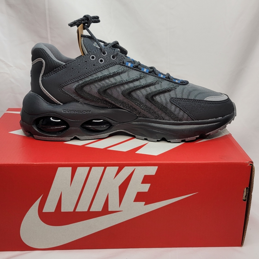 NIKE Air Max‎ TW Grey Black Blue SIZE M-10.5; W-12